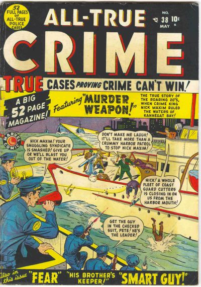 Cover for All True Crime (Marvel, 1949 series) #38