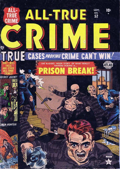 Cover for All True Crime (Marvel, 1949 series) #52
