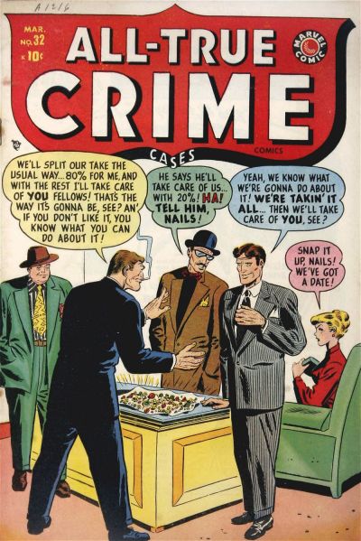 Cover for All True Crime Cases Comics (Marvel, 1948 series) #32