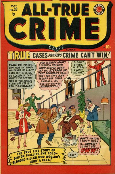 Cover for All True Crime Cases Comics (Marvel, 1948 series) #33