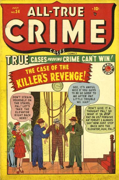 Cover for All True Crime Cases Comics (Marvel, 1948 series) #34