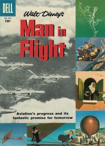 Cover for Four Color (Dell, 1942 series) #836 - Walt Disney's Man in Flight