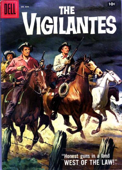 Cover for Four Color (Dell, 1942 series) #839 - The Vigilantes