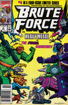 Cover for Brute Force (Marvel, 1990 series) #4 [Newsstand]