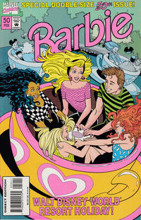 Cover for Barbie (Marvel, 1991 series) #50 [Direct Edition]