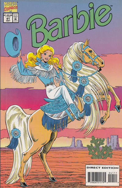 Cover for Barbie (Marvel, 1991 series) #41 [Direct Edition]