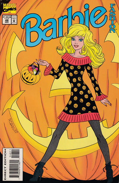 Cover for Barbie Fashion (Marvel, 1991 series) #48 [Direct Edition]