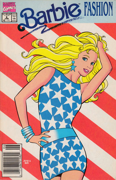 Cover for Barbie Fashion (Marvel, 1991 series) #6 [Newsstand]