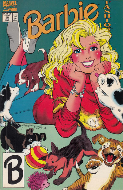 Cover for Barbie Fashion (Marvel, 1991 series) #30