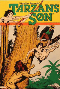 Cover Thumbnail for Tarzans søn (Winthers Forlag, 1979 series) #24