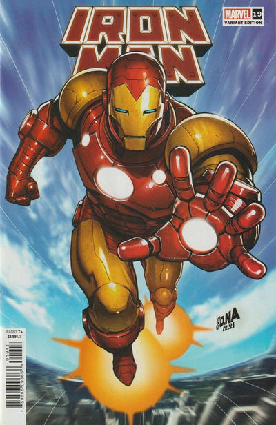 Cover for Iron Man (Marvel, 2020 series) #19 (644) [David Nakayama Variant]