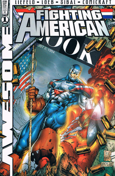 Cover for Fighting American (Awesome, 1997 series) #1 [Stephen Platt cover]