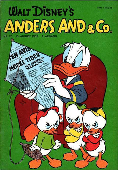 Cover for Anders And & Co. (Egmont, 1949 series) #17/1957