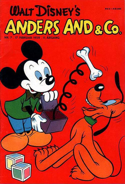 Cover for Anders And & Co. (Egmont, 1949 series) #7/1959