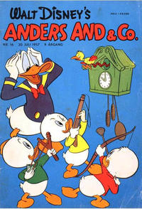 Cover Thumbnail for Anders And & Co. (Egmont, 1949 series) #16/1957