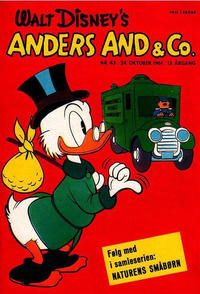 Cover for Anders And & Co. (Egmont, 1949 series) #43/1961