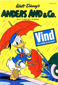 Cover Thumbnail for Anders And & Co. (Egmont, 1949 series) #16/1974