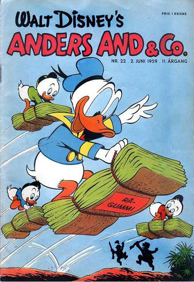 Cover for Anders And & Co. (Egmont, 1949 series) #22/1959