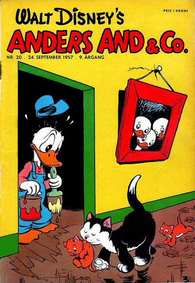 Cover for Anders And & Co. (Egmont, 1949 series) #20/1957