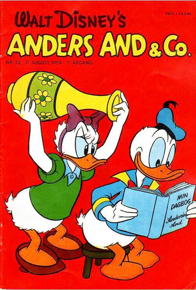 Cover for Anders And & Co. (Egmont, 1949 series) #32/1959