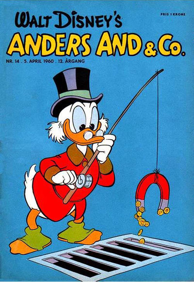 Cover for Anders And & Co. (Egmont, 1949 series) #14/1960