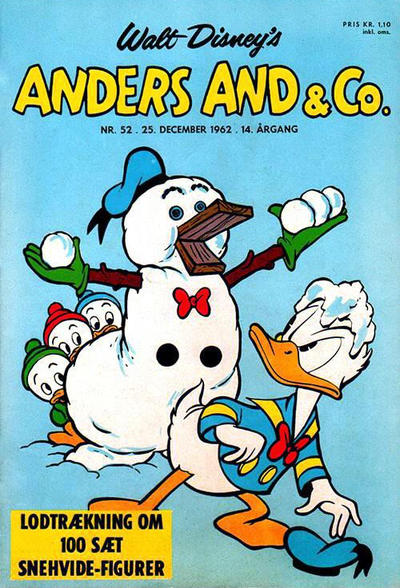 Cover for Anders And & Co. (Egmont, 1949 series) #52/1962