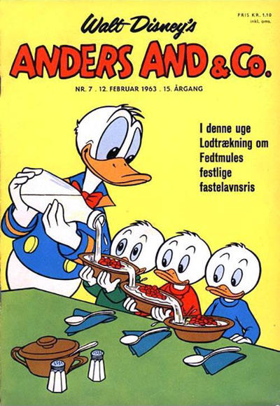 Cover for Anders And & Co. (Egmont, 1949 series) #7/1963