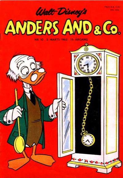 Cover for Anders And & Co. (Egmont, 1949 series) #10/1963