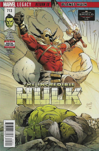 Cover for Incredible Hulk (Marvel, 2017 series) #713