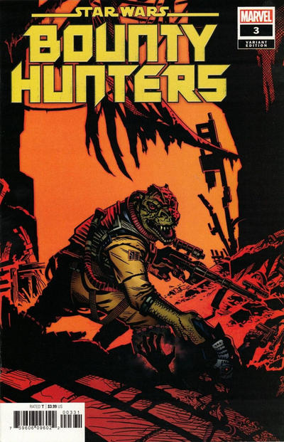 Cover for Star Wars: Bounty Hunters (Marvel, 2020 series) #3 [Michael Golden Variant]