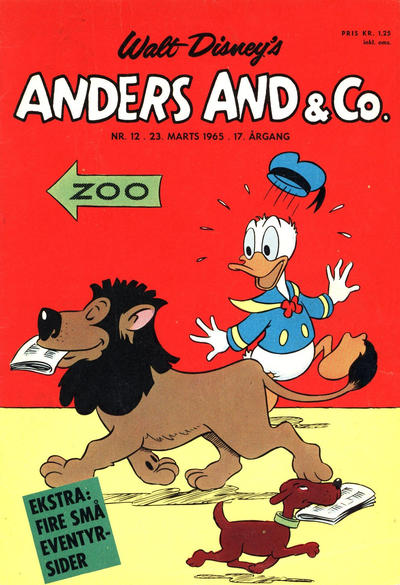 Cover for Anders And & Co. (Egmont, 1949 series) #12/1965