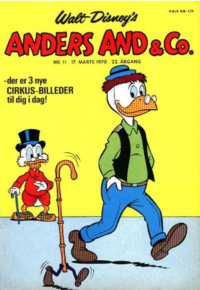 Cover for Anders And & Co. (Egmont, 1949 series) #11/1970