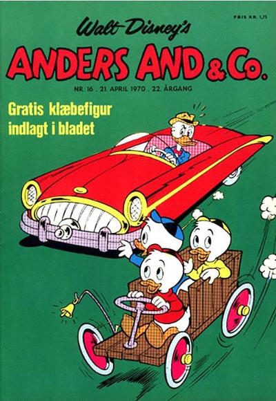 Cover for Anders And & Co. (Egmont, 1949 series) #16/1970