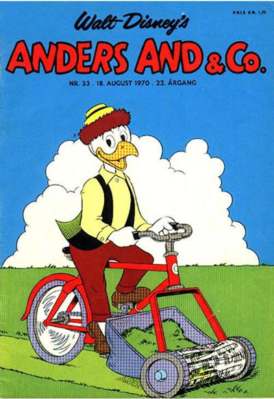 Cover for Anders And & Co. (Egmont, 1949 series) #33/1970