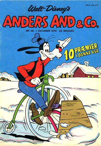 Cover for Anders And & Co. (Egmont, 1949 series) #48/1970