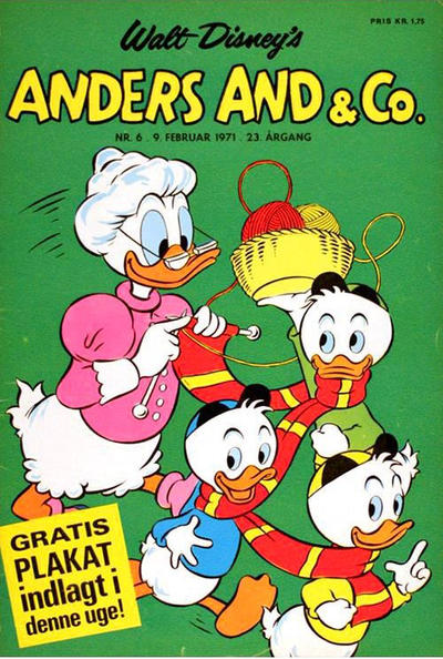 Cover for Anders And & Co. (Egmont, 1949 series) #6/1971