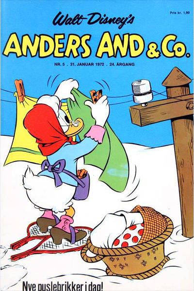 Cover for Anders And & Co. (Egmont, 1949 series) #5/1972