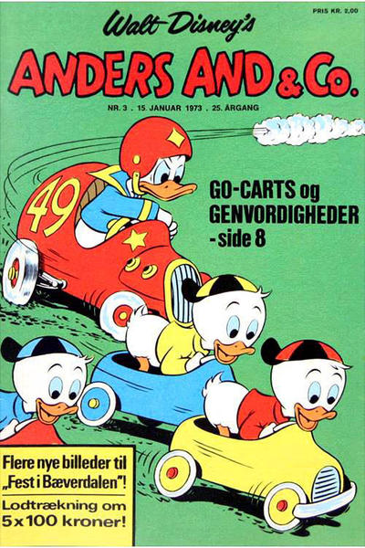 Cover for Anders And & Co. (Egmont, 1949 series) #3/1973