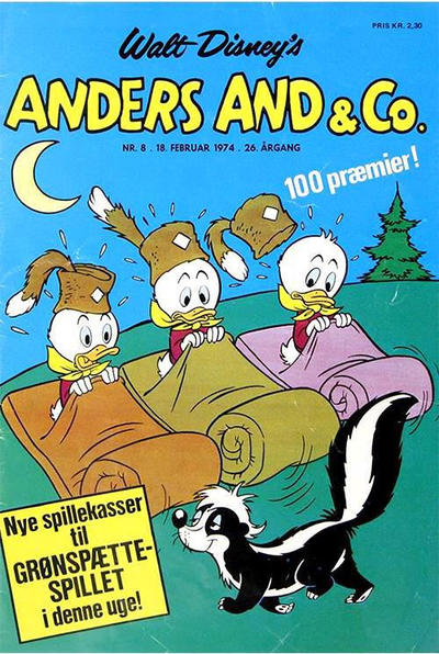 Cover for Anders And & Co. (Egmont, 1949 series) #8/1974