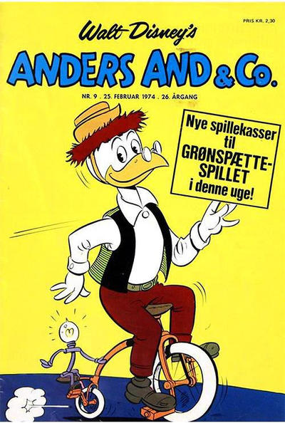 Cover for Anders And & Co. (Egmont, 1949 series) #9/1974