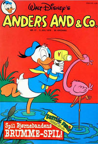 Cover Thumbnail for Anders And & Co. (Egmont, 1949 series) #27/1978