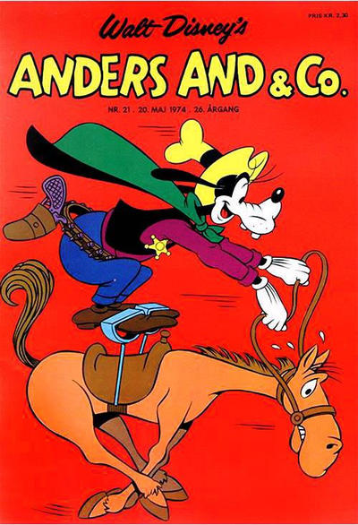Cover for Anders And & Co. (Egmont, 1949 series) #21/1974