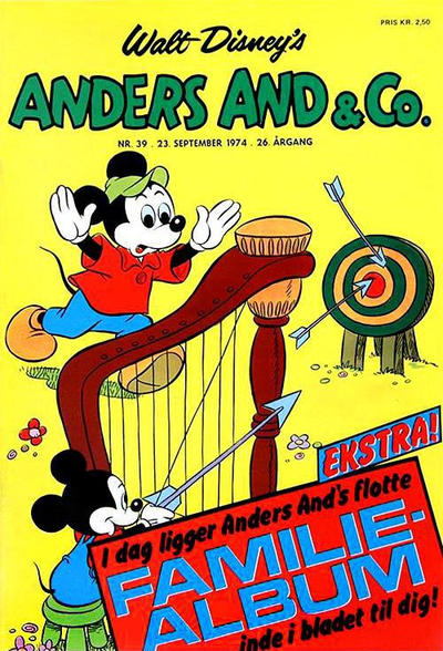 Cover for Anders And & Co. (Egmont, 1949 series) #39/1974