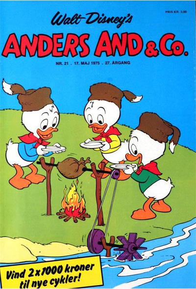 Cover for Anders And & Co. (Egmont, 1949 series) #21/1975