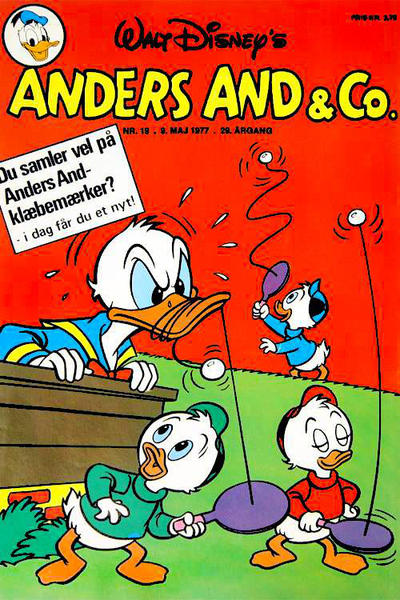 Cover for Anders And & Co. (Egmont, 1949 series) #19/1977