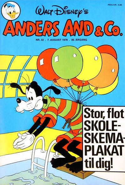 Cover for Anders And & Co. (Egmont, 1949 series) #32/1978