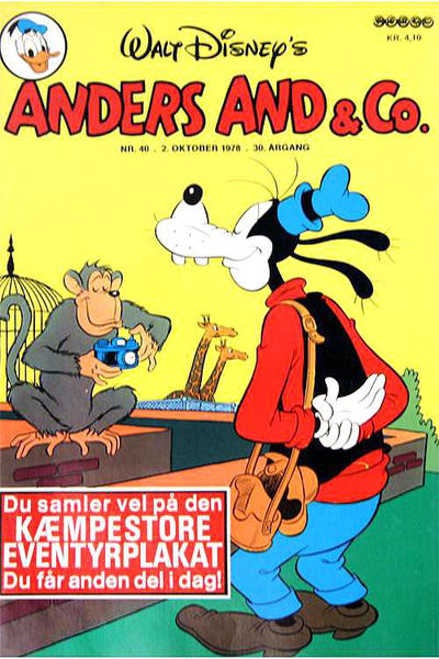 Cover for Anders And & Co. (Egmont, 1949 series) #40/1978