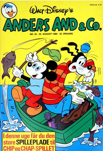 Cover for Anders And & Co. (Egmont, 1949 series) #35/1980