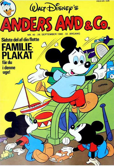 Cover for Anders And & Co. (Egmont, 1949 series) #40/1980