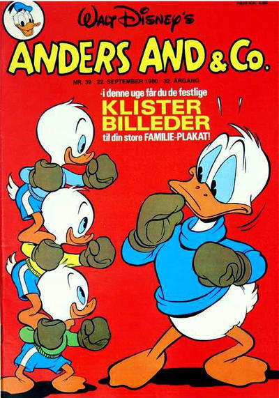 Cover for Anders And & Co. (Egmont, 1949 series) #39/1980
